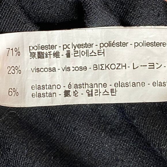 2/$30 ZARA Side Stripe Sweatshirt Dress Black Pullover Long Sleeve Casual #6261 - Picture 14 of 16